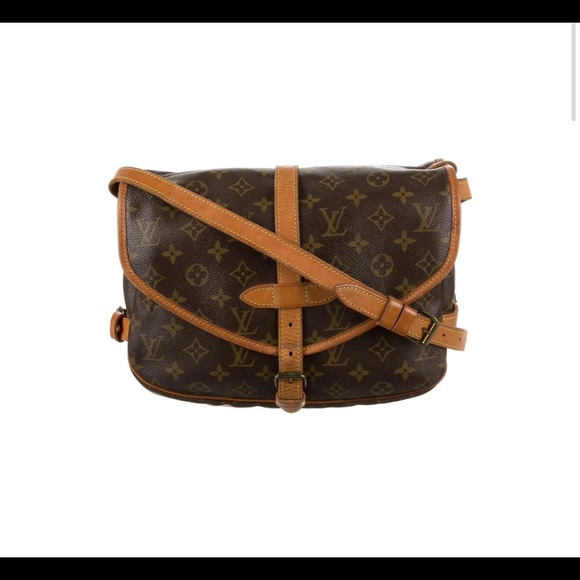Authentic LOUIS VUITTON Monogram Saumur 30 Excellent Condition - Picture 4 of 8